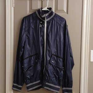 Women's Parasuco Preppy Blue & White Lightweight Jacket Size Large